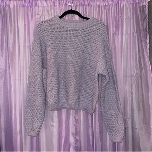Target Universal Thread Crew Neck Knitted Purple Sweater